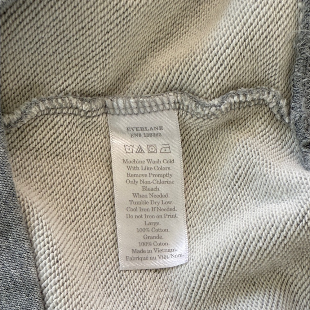 Everlane Gray 100% Human Sweatshirt - Picture 6 of 6